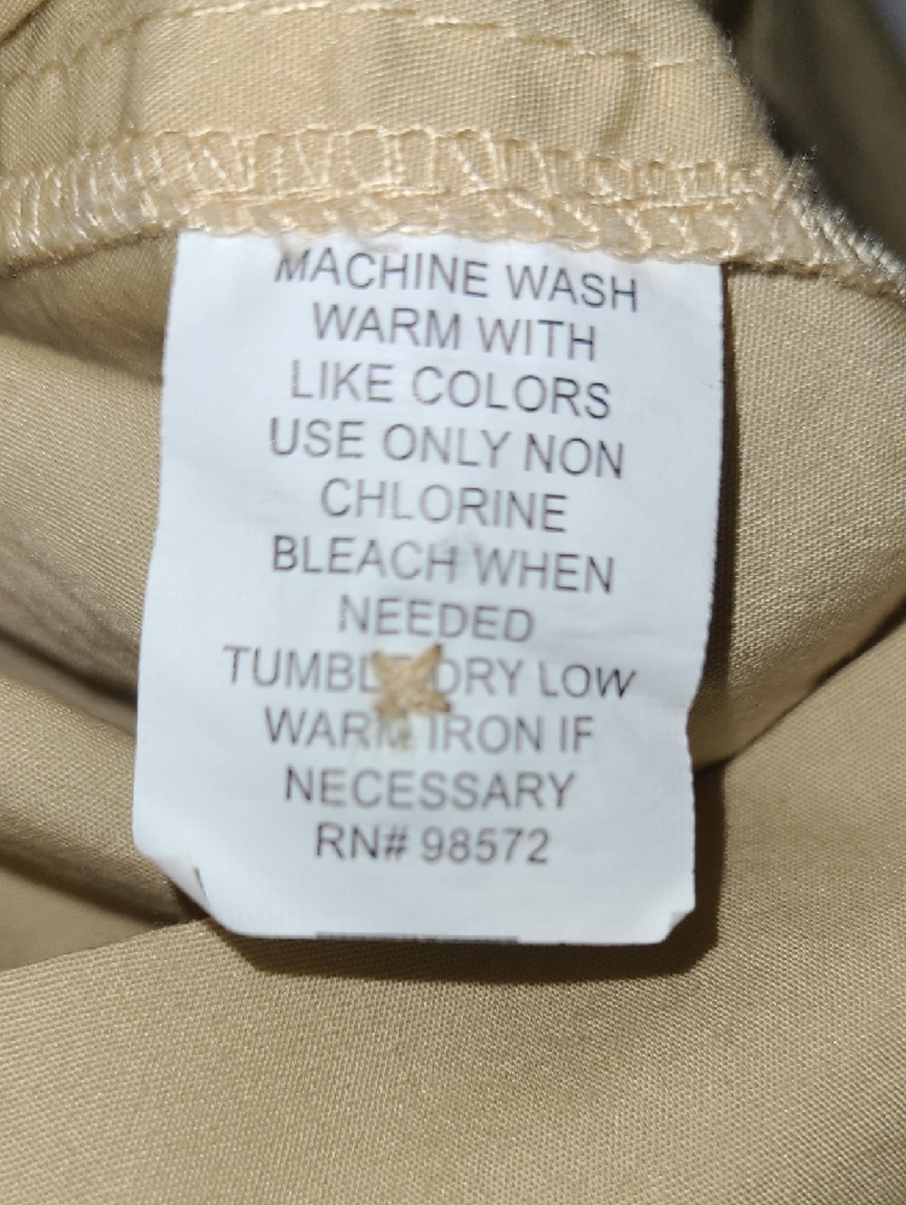 Bitten by Sarah Jessica Parker Cotton khaki Tan button down casual Shirt Dress - Picture 11 of 11